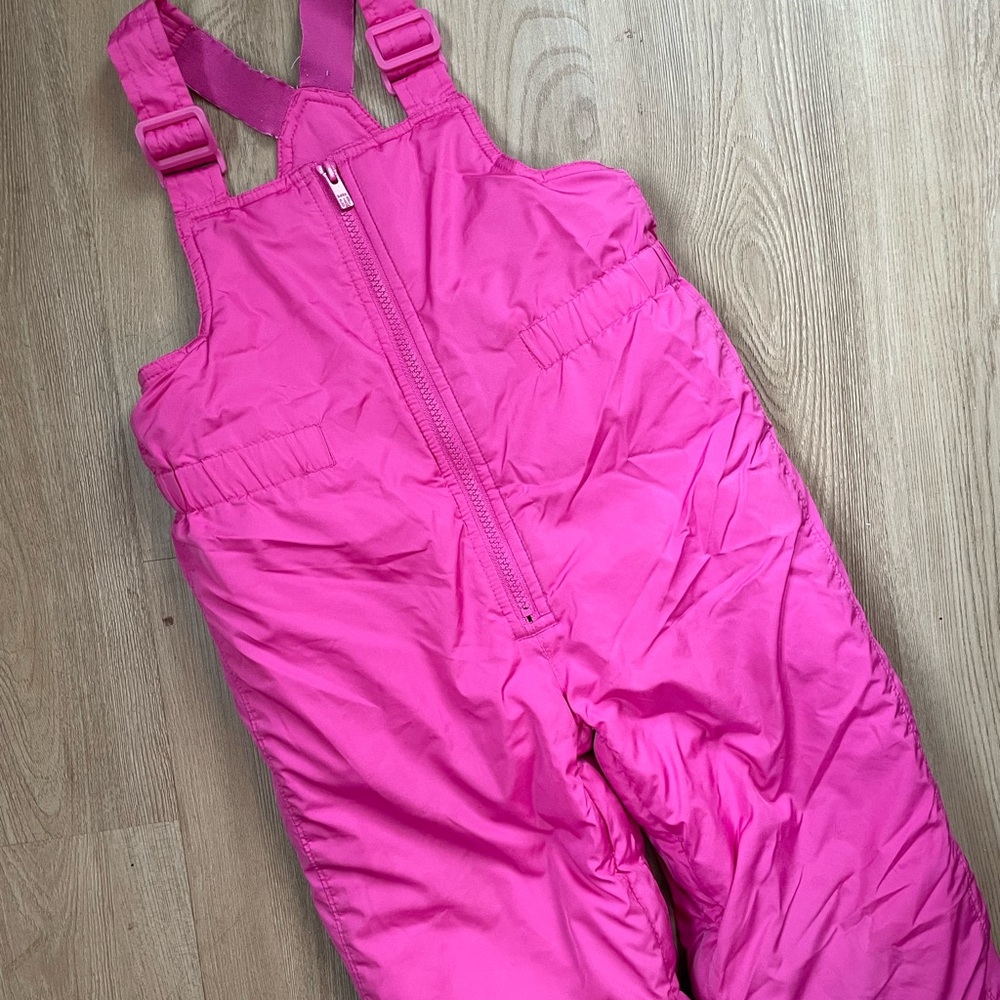 Kids GAP Pink Snow Bib / Pants size 5